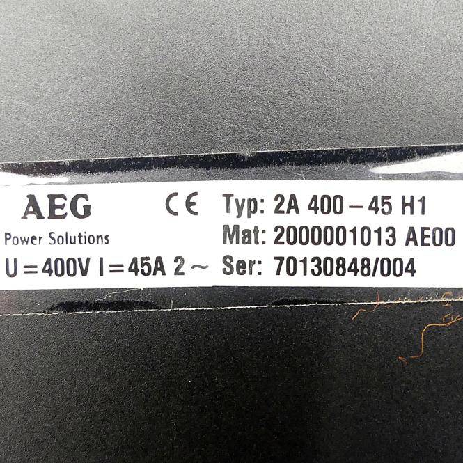 AEG Thyristor-Leistungssteller (2A 400-45 H1)