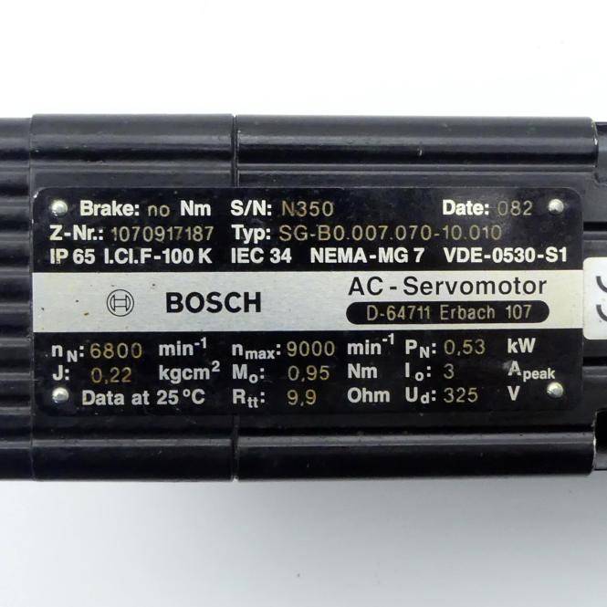 Bosch Servomotor SG-B0.007.070-10.010 (1070917187)