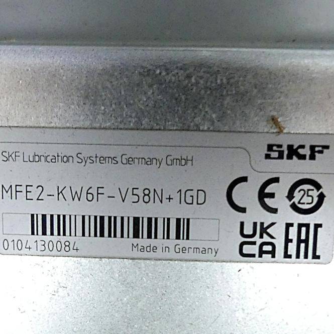 SKF ZENTRALSCHMIERAGGREGAT MIT BEHÄLTER (MFE2-KW6F-V58N+1GD)