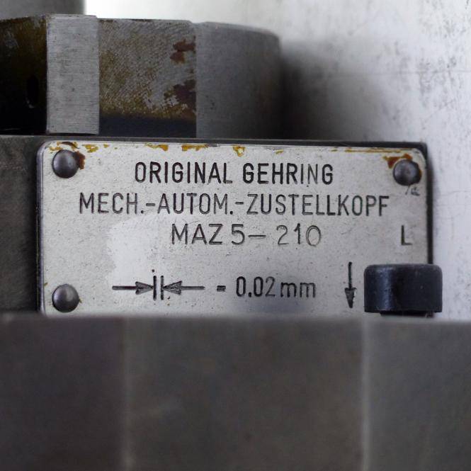 GEHRING Mech.-Autom.-Zustellkopf (MAZ5-210)
