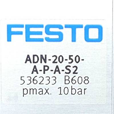 FESTO Kompaktzylinder ADN-20-50-A-P-A-S2 (536233)