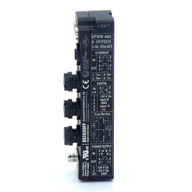 BECKHOFF EtherCAT Box 8DI (EP1018-0002)