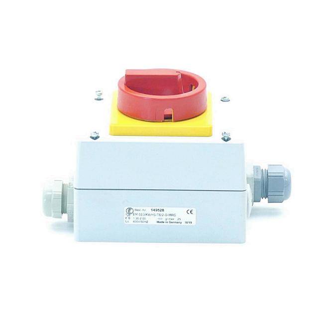 Elektra Motorschutz-Haupt-Not-Aus-Schalter EM 013/KA/HS-T8/2-D-MRG (149528)