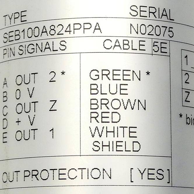 Elap Inkremental Drehgeber (Encoder) (SEB100A824PPA)