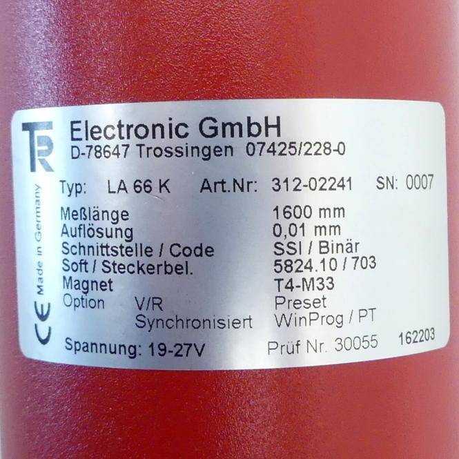 TR Electronic Linear Encoder LA 66 K (312-02241)