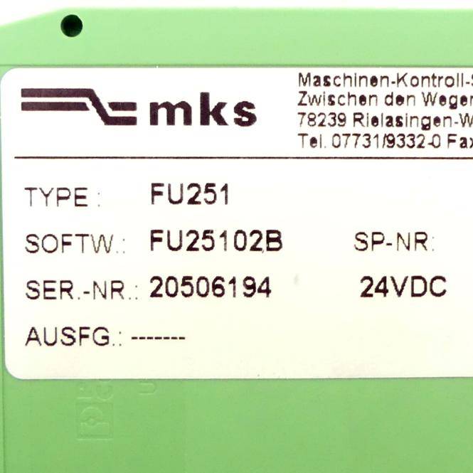 MoTrona Signalkonverter 02B FU25102B (FU251)