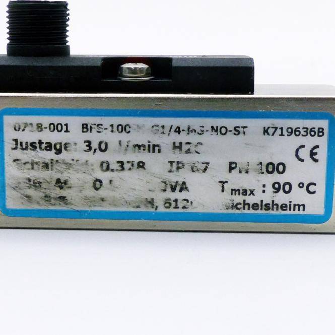 Barksdale Strömungswächter (BFS-100-N-G1/4-MS-NO-ST)
