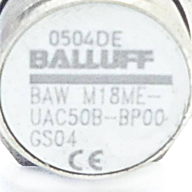 BALLUFF Induktiver Sensor BAW0026 BAW0026 (BAW M18ME-UAC50B-BP00-GS04)