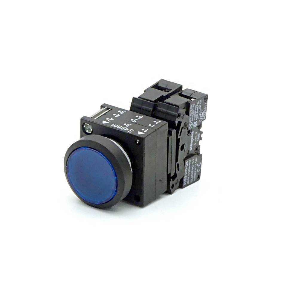 Siemens 5 Stück Leuchtdrucktaster 3SB3 206-0AA51 (3SB3 206-0AA51)