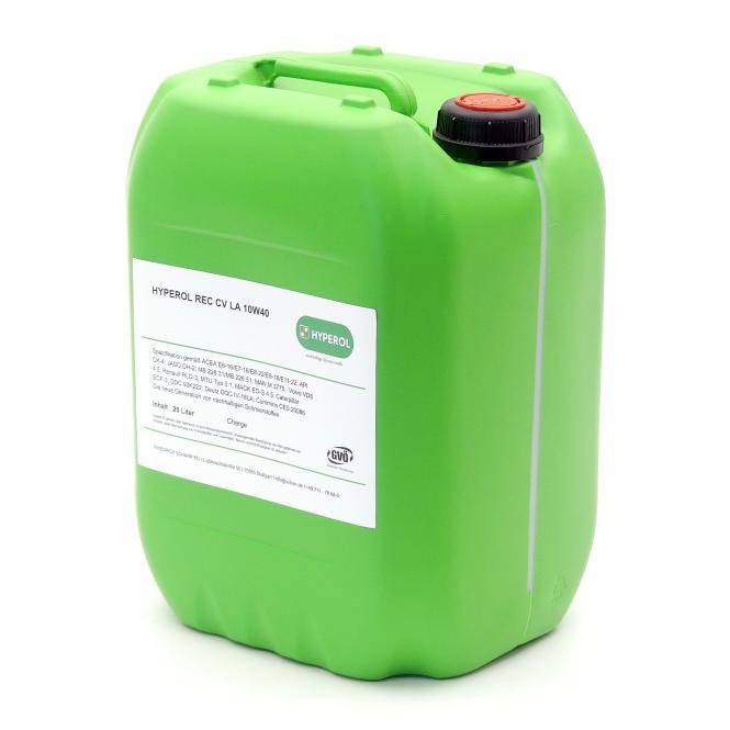 Hyperol Motorenöl HYPEROL REC CV LA 10W-40 (HYPEROL LA 10W-40-20L)