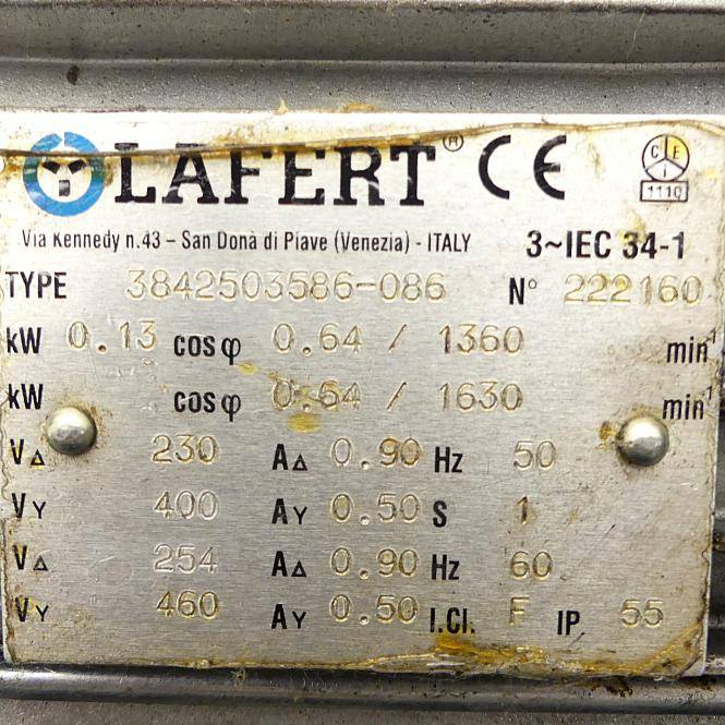 Lafert Drehstrommotor (3842503586-086)