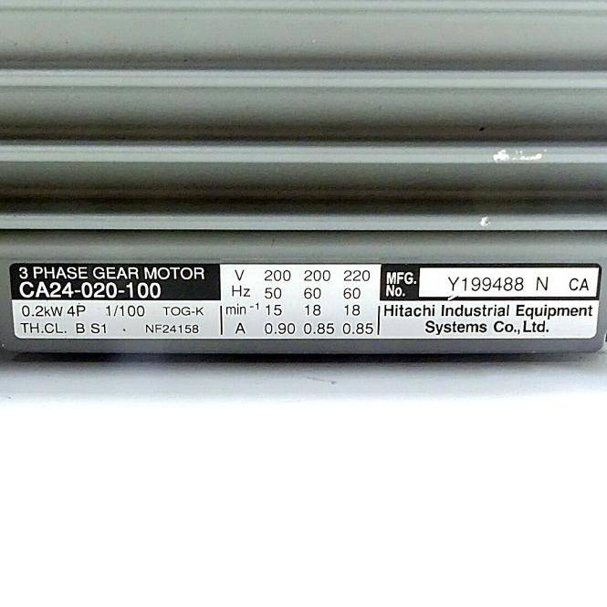 Hitachi 3-Phasen-Getriebemotor (CA24-020-100)