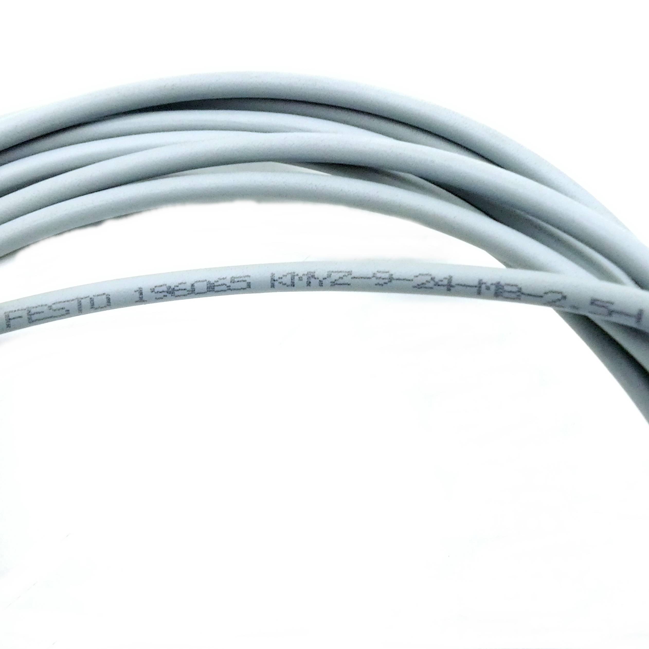 FESTO Steckdosenleitung KMYZ-9-24-M8-2,5-LED-B (196065 )