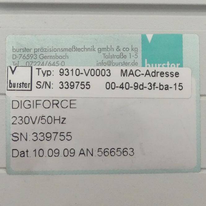 Burster DIGIFORCE (9310-V0003)