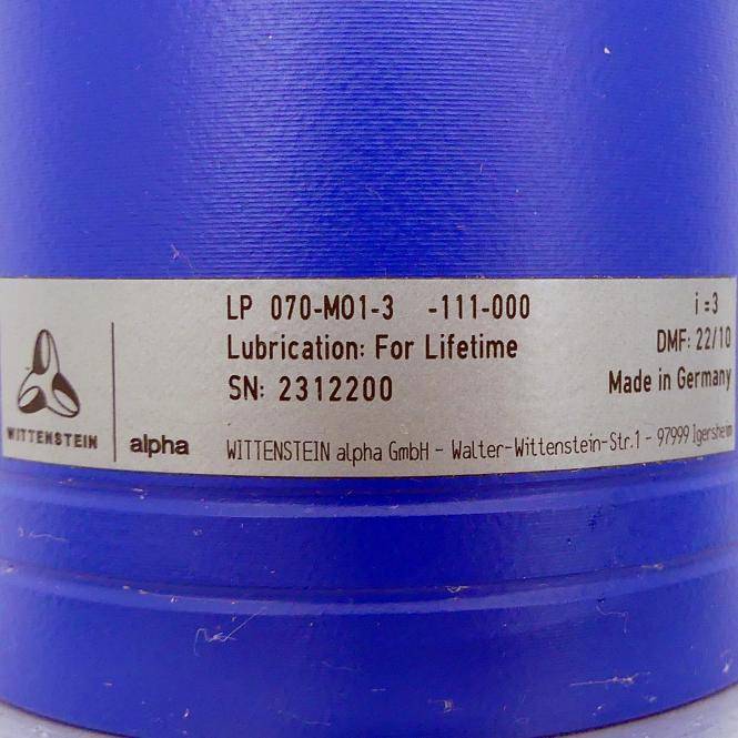 Wittenstein alpha Planetengetriebe LP 070-M01-3 (LP 070-M01-3)