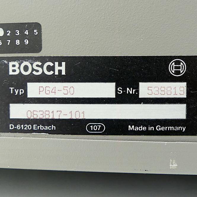 Bosch Programmiergerät PG4-50 (063817-101)