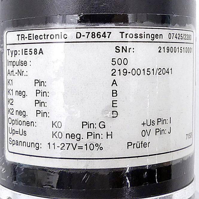 TR Electronic Inkrementaler Drehgeber IE58A (219-00151/2041)