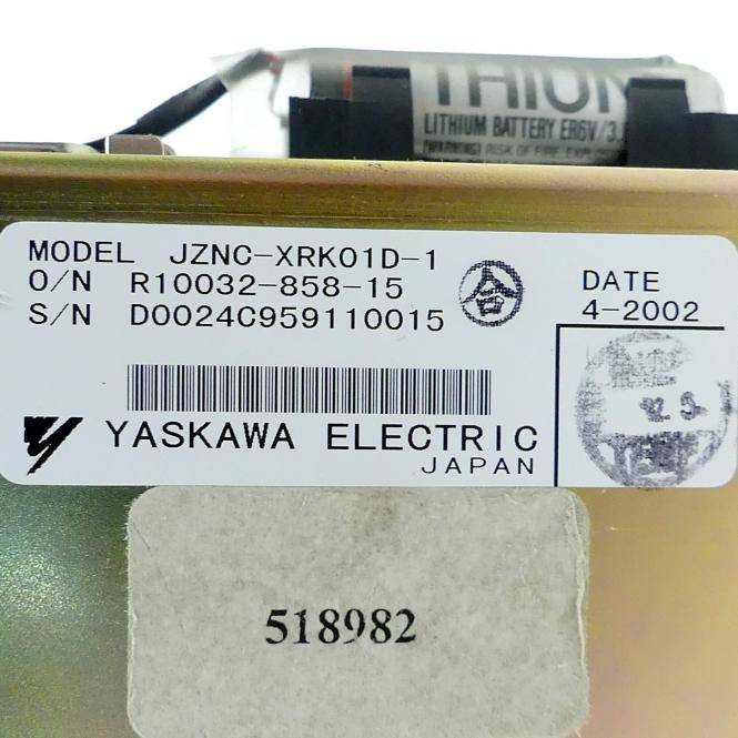 Yaskawa Servocontroller JZNC-XRK01D-1 (JZNC-XRK01D-1)