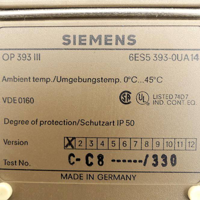 Siemens Programmiergerät OP 393 ||| (6ES5 393-0UA14)