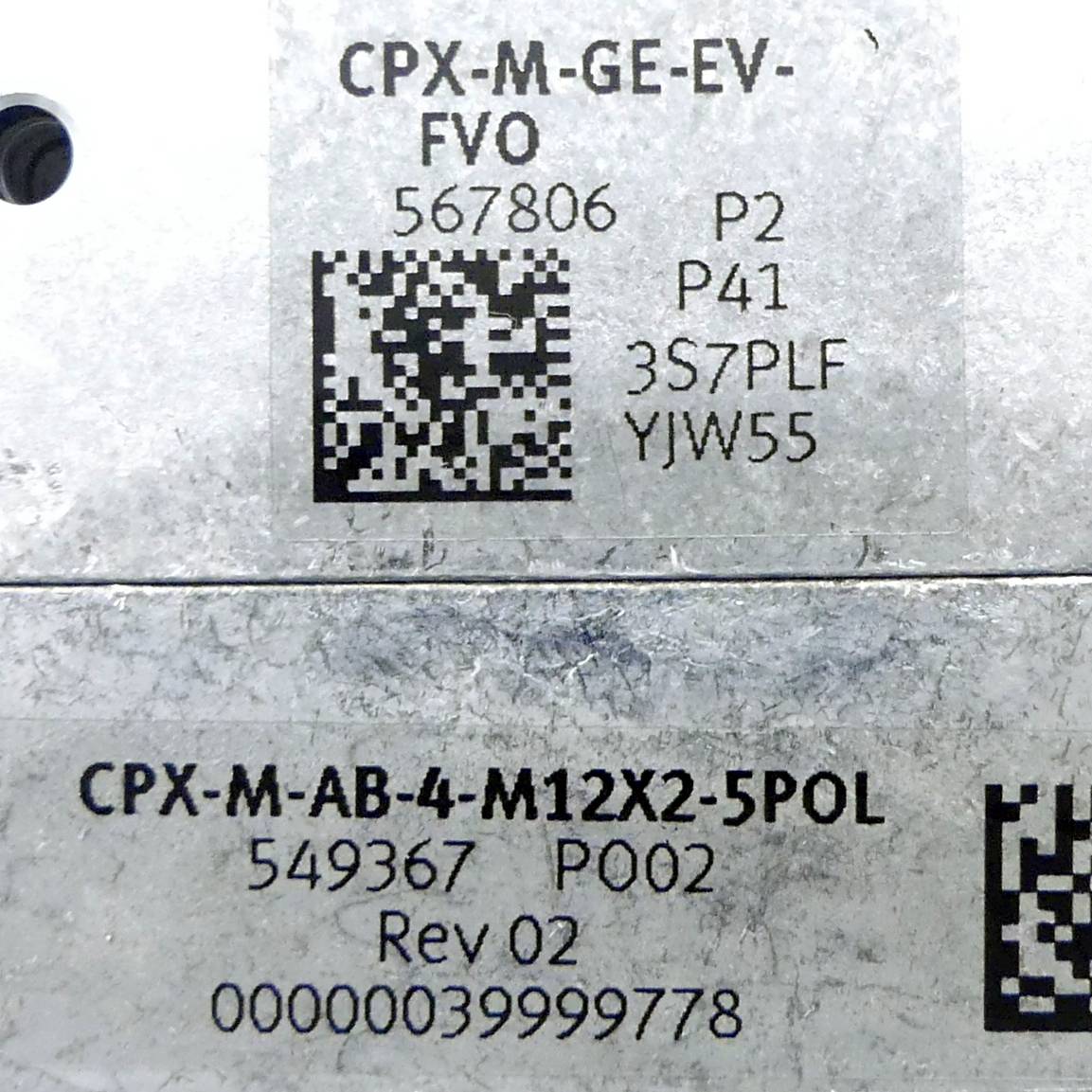 FESTO Anschlussblock inkl. Verkettungsblock (549367 + 567806)