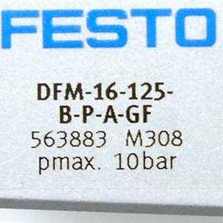 FESTO Führungszylinder DFM-16-125-B-P-A-GF (563883)