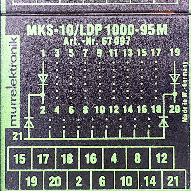 Murrelektronik Diodenbaustein MKS-10/LDP 1000-95M (67097)