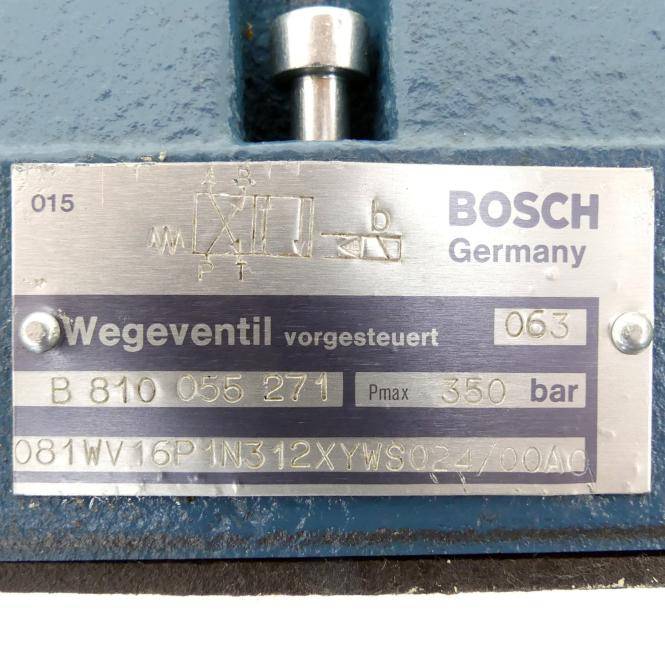 Bosch Vorgesteuertes 4/2-Wegeventil 081WV16P1N312XYWS024/00A0 (B 810 055 271 + 0 810 090 107)
