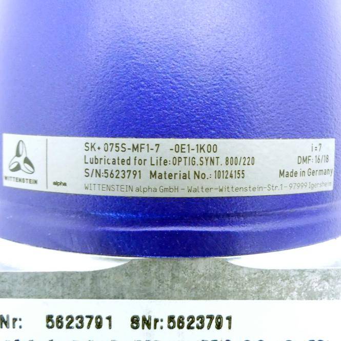 Wittenstein alpha Hypoidgetriebe SK+075S-MF1-7 (5623791)