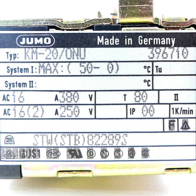JUMO Thermostat KM-20/ONU (396710)