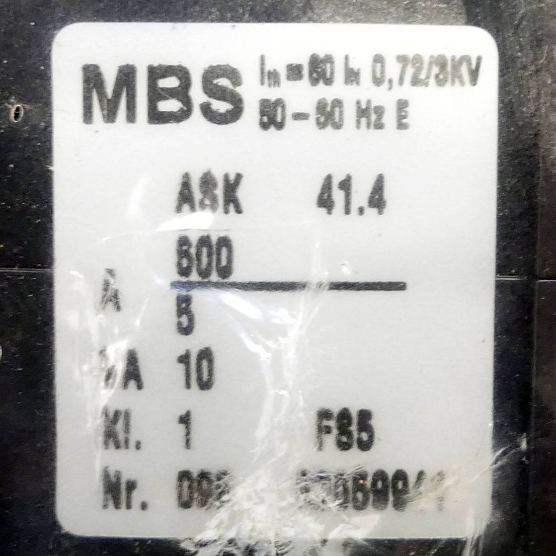 MBS Stromwandler (ASK 41.4)