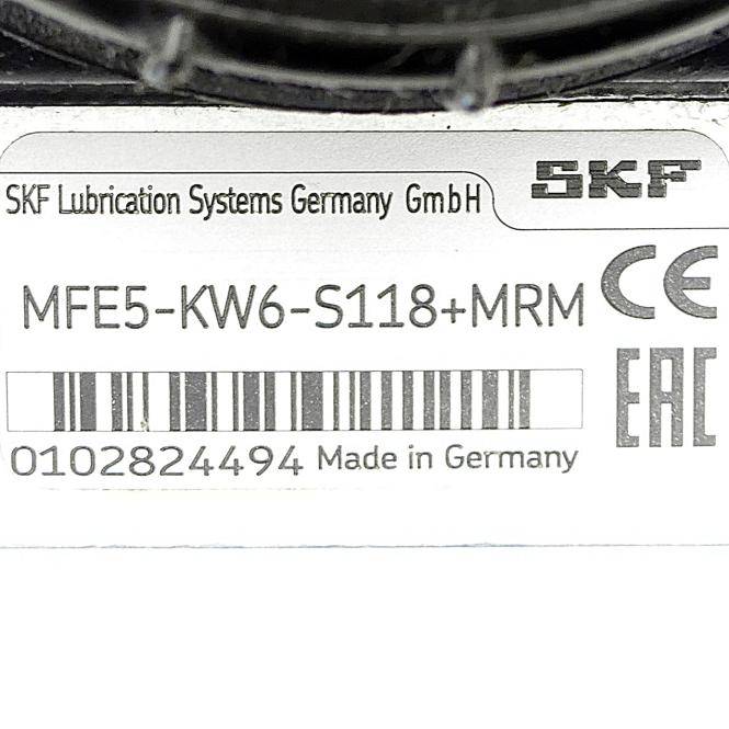 SKF Zentralschmierung (MFE5-KW6-S118+MRM)