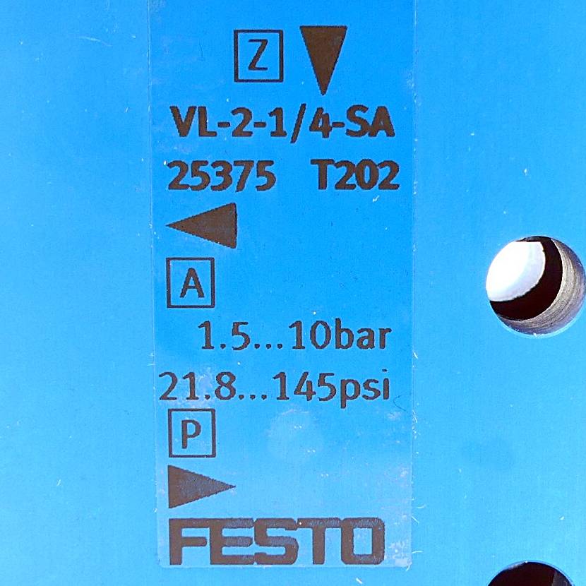 FESTO Pneumatikventil VL-2-1/4-SA (25375)
