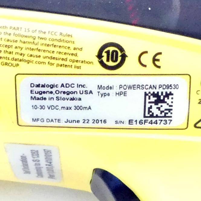 DATALOGIC Handscanner PD9530 (Powerscan PD9530)