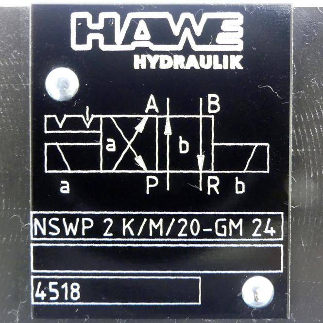 HAWE 4/2-Wegeschieberventil (NSWP 2 K/M/20-GM 24)
