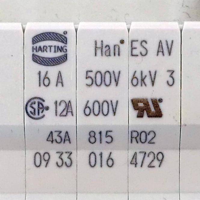 HARTING Han 16ES Anschlussverteiler 09330164729 (116874)