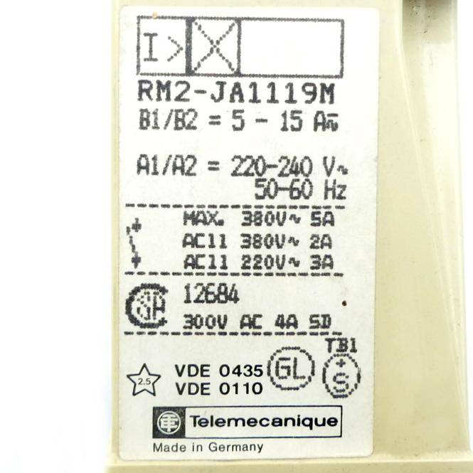 TELEMECANIQUE Zeitrelais (RM2 JA1119M)