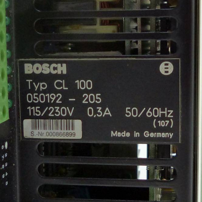 BOSCH SPS-Steuerung CL 100 (050192-205)
