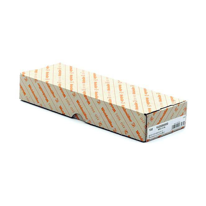 Weidmüller 100 x Durchgangs Reihenklemmen WDU 2.5 BL WDU 2.5 BL 1020080000 (WDU 2.5 BL 1020080000)