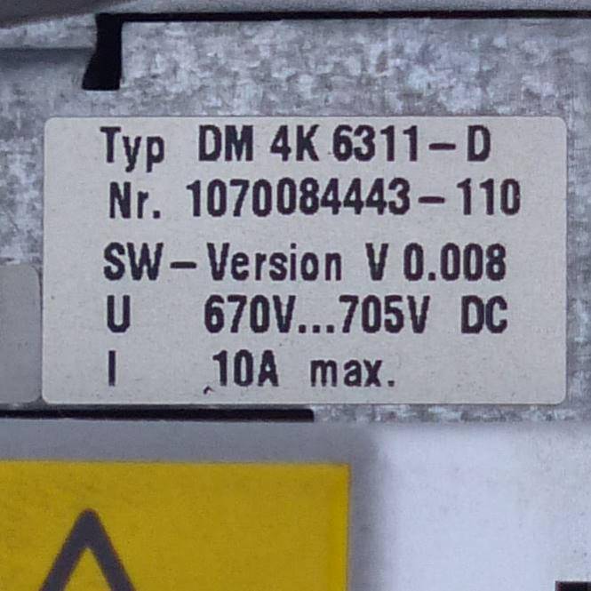 BOSCH Servo Drive Modul DM 4K 6311 - D (1070084443 - 110)