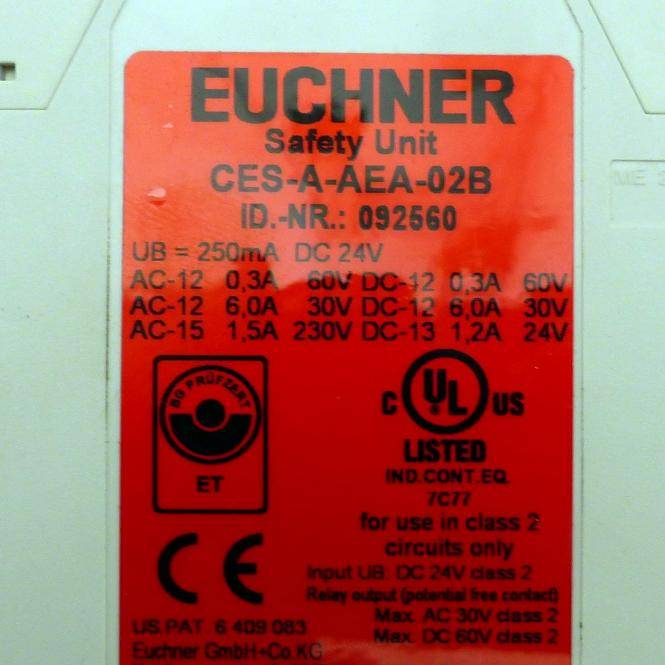 Euchner Safety Unit / Auswertegerät (CES-A-AEA-02B)