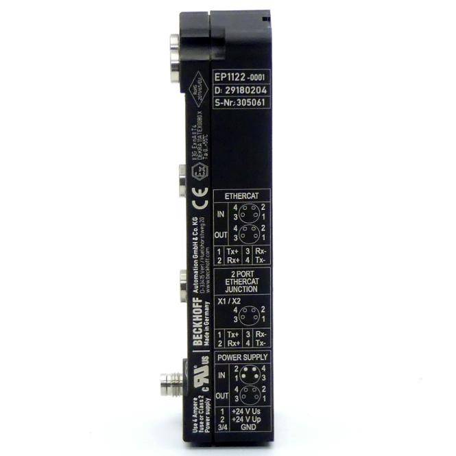 BECKHOFF EtherCAT Box (EP1122-0001)