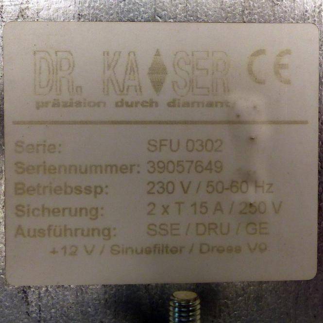 Dr. Kaiser Frequenzumformer 39057649 (SFU 0302)