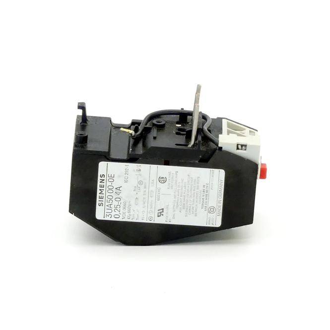 Siemens Überlastrelais 0,25 - 0,4 A (3UA5000-0E)