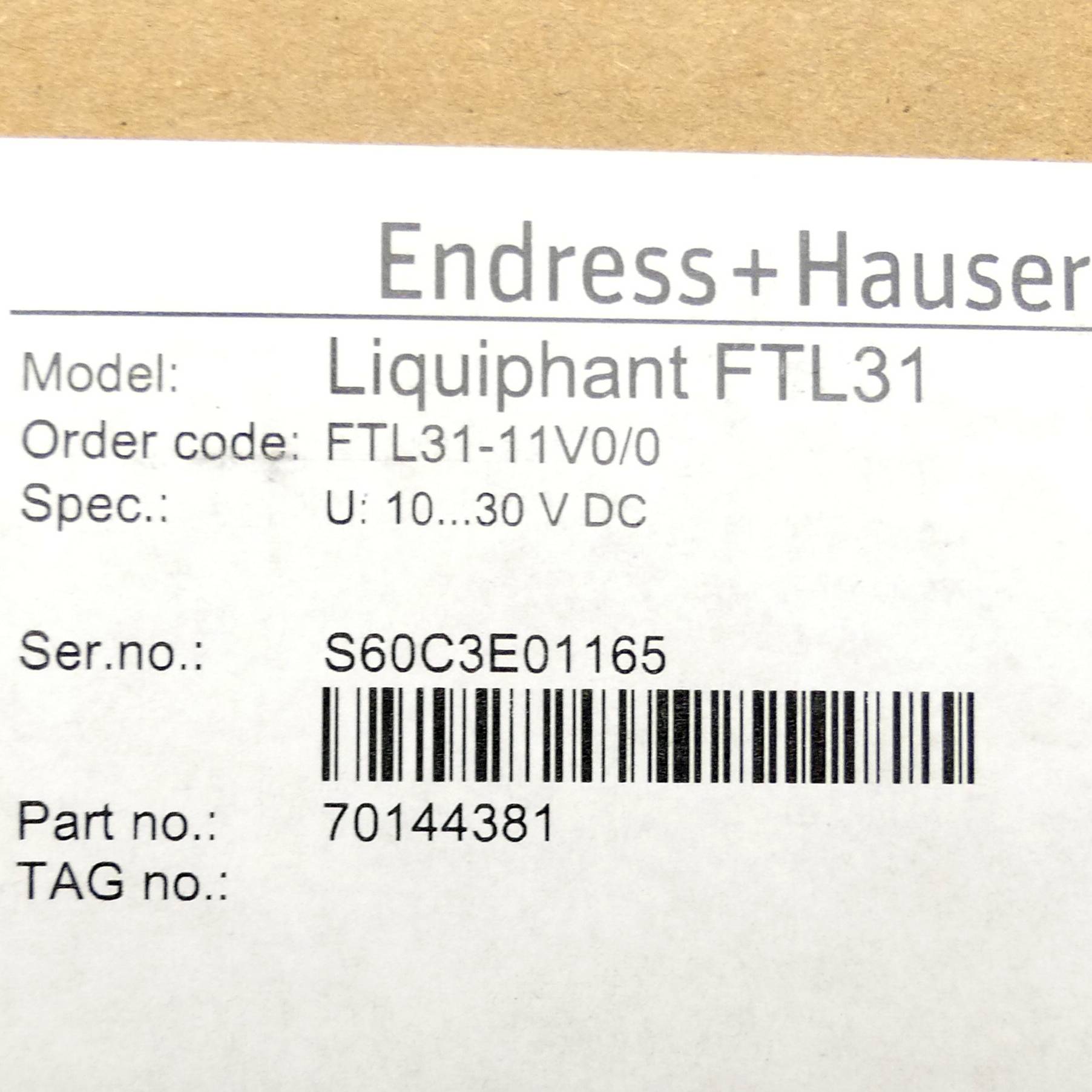 Endress+Hauser Universalgrenzschalter (70144381)