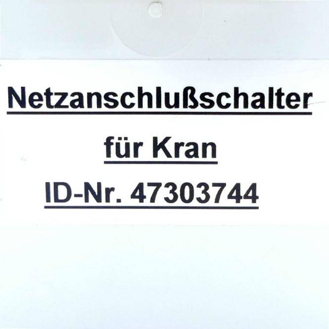 Demag Demag Netzanschlußschalter für Kran 47303744 (GW 44217)