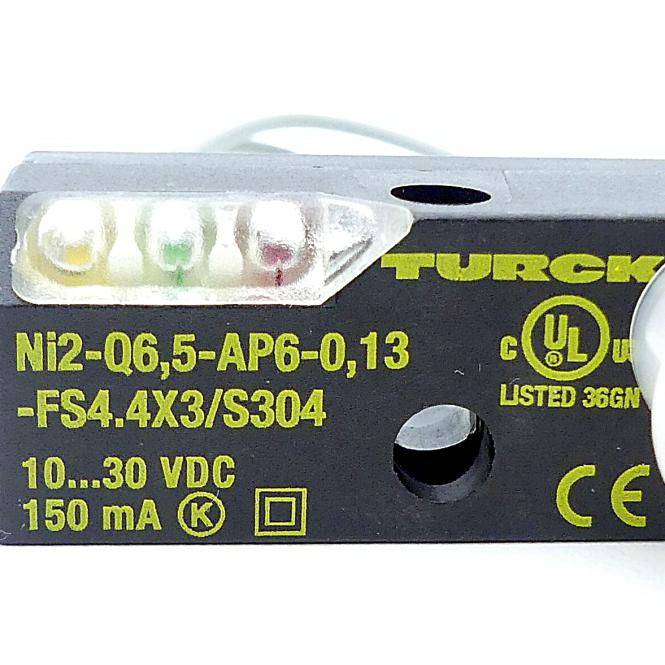 Turck Magnetic Field Sensor Ni2-Q6,5-AP6-0,13-FS4.4X3/S304 (Ni2-Q6,5-AP6-0,13-FS4.4X3/S304)