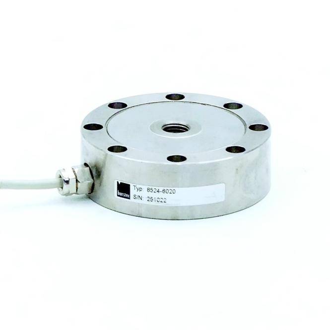 Burster Präzisions Zug Druck Kraftsensor ±20 kN (8524-6020)