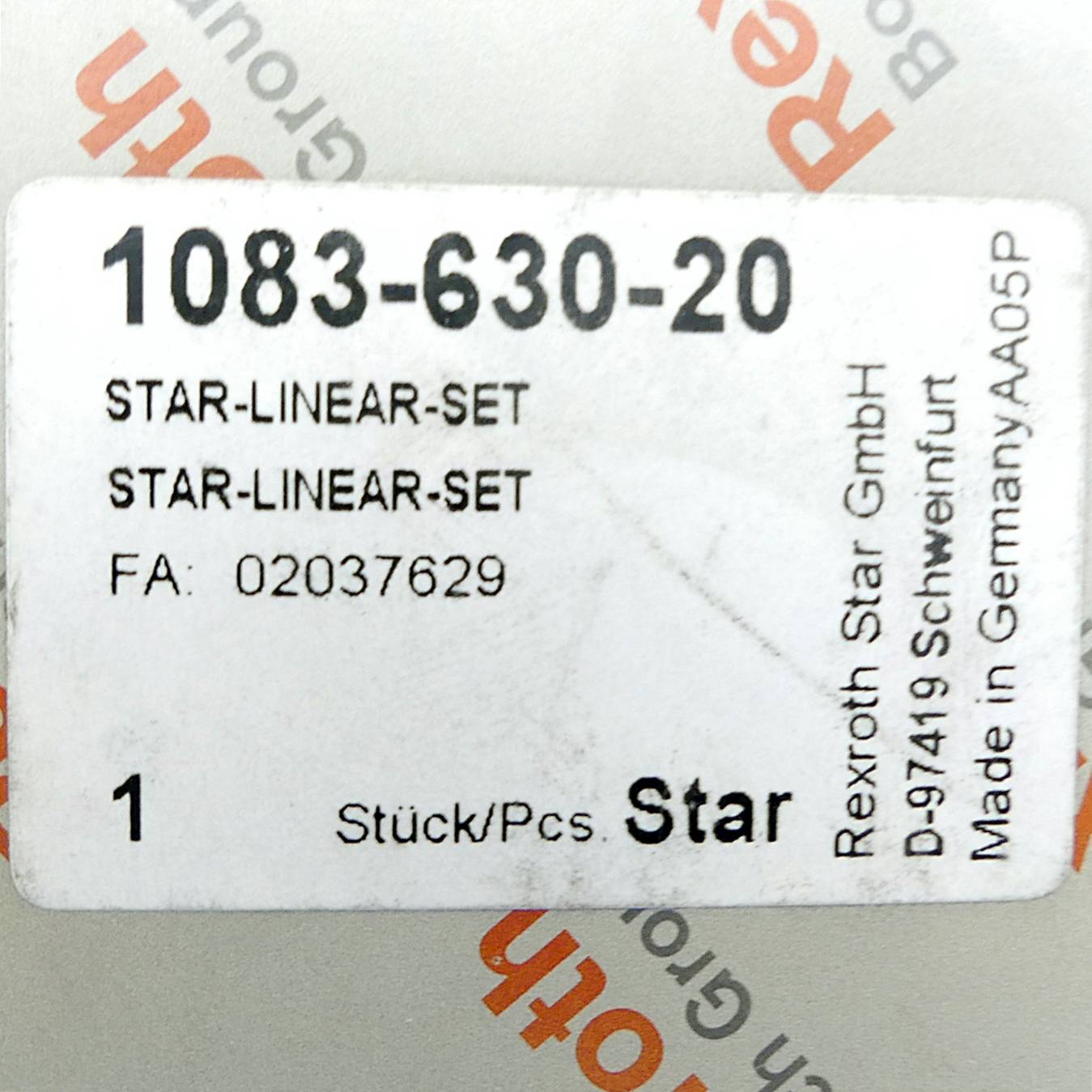 STAR Star Linear Set (1083-630-20)