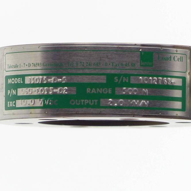 Burster Hochpräzisions-Kraftsensor (85075-0-5)