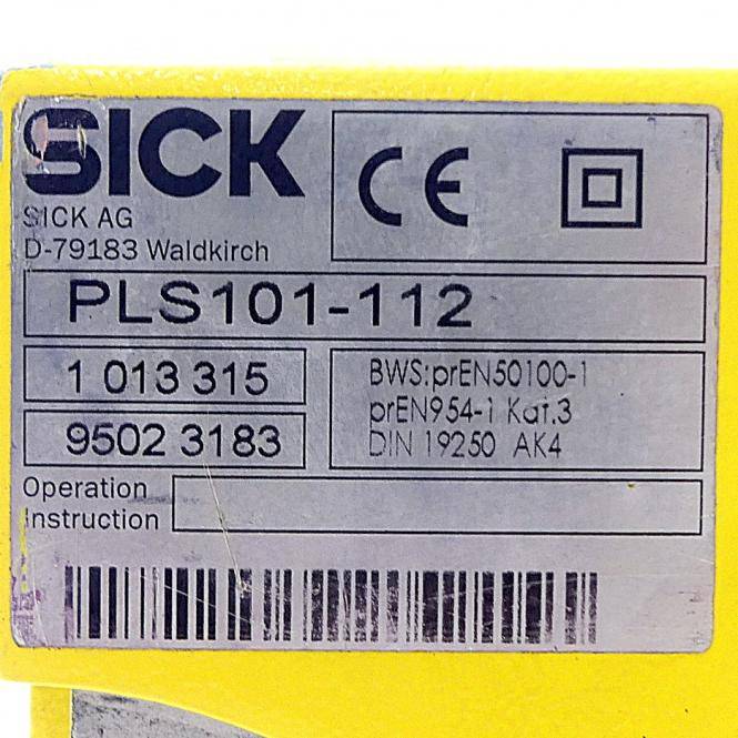 SICK Laser Scanner (PLS101-112)
